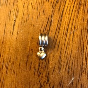 Two tone hanging heart